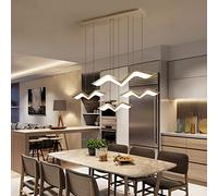 Creative LED Pendant Light，3-Color Segmented Dimming Light Fixture Beautiful Seagull Bird's Chandelier，Decoration Ceiling Lamp Bedroom/Living Room/bar Hanging Lamp (Color : 4-Light) interesting