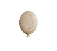 Creative LED Yellow Cave Stone Wall Sconce 7.1Inch Wabi Sabi 9W 3000K Sconces with Natural Stone Balloon Lampshade and Travertine Natural Wall Lights Fixture Bedroom Living Room