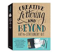 Creative Lettering and Beyond Art & Stationery Kit: Includes a 40-page project book, chalkboard, easel, chalk pencils, fine-line marker, and blank note cards with envelopes (Creative...and Beyond)
