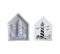 Creative Lighthouse Silicone Mold Soft Sturdy Silicone Light House Craft for Crafting Elegant Atmospheres Lights Resin Casting