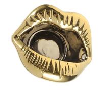 Creative Lip Ceramic Ashtray for Office and Bar Table Decor