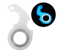 Creative Luminous Keychain Spinner Stress Toy Keychain Metal Toy Kid Fingertip Spinning Keyring Relieve Anxiety Party Gift