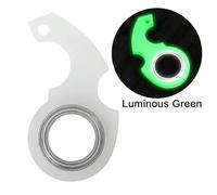 Creative Luminous Keychain Spinner Stress Toy Keychain Metal Toy Kid Fingertip Spinning Keyring Relieve Anxiety Party Gift