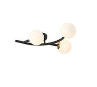 Creative Magic Bean Chandelier Modern Ceiling Light Fixture Art Vintage Sputnik Chandelier Industrial Lighting Fixtures For Kitchen,Bedroom,Dining Room-Milky white 3 head