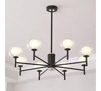 creative magic beans during lamp,industrial vintage pendant lighting fixture for bedroom living room,gold sputnik chandelier,molecular lamp-black. 8 head