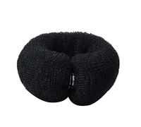 Creative Magic Roll Tool Hair Ring, Fashion Hair Bun Maker Donut, DIY Hair Foam Ring Shaper Snap, Hair Styling Tool for Women Ponytail Holder (Black)