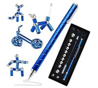 Creative Magnet Pen - Magnetic Fidget Pen Set for Stress Relief, Fun Writing, Drawing - Transformable, Modular Design for Students, Artists, and Professionals - Great Gift