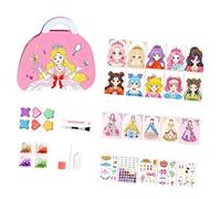 Creative Makeup Project Kits Toy with Sparkling Stickers for Little Artists Birthday Party Gathering Activity Toy Holiday Party Gathering Entertainment Makeup