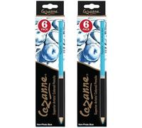 Creative Mark Cezanne Premium Colored Pencils Non-Photo Blue 12 Pack - Highly-Pigmented Drawing Pencils - Coloring Pencils for Drawing, Blueprints, Sketching, and More