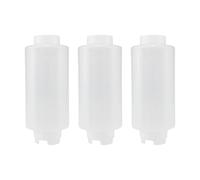 Creative Mark Cylo FIFO Squeeze Bottle -Empty - 3 Pack - 32 oz. Inverted Squeeze Bottle with Air-Tight Non-Drip Silicone Valve; Acrylic Paint, Sauce & Condiment Bottles for Painters and Food Industry