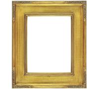 Creative Mark Plein Air Museum Collection Arte Picture Frame Solid Wood Composition Hand-Leafed Museum Quality Closed Corner Readymade Size - Gold 18x24
