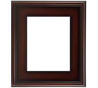 Creative Mark Plein Air Style Frame, Mahogany, 12x16-2.75" Wide Moulding with 1/2" Rabbet Depth, Open Back W/O Glazing, Museum Quality, For Art Panels, Stretched Canvas, Pictures & More