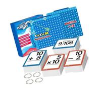 Creative Math Learning Cards Students Interactive Focus Development & Memory Training Arithmetics Practice Study Parent Math