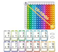 Creative Math Learning Cards Students Interactive Focus Development & Memory Training Arithmetics Practice Study Cards Arithmetics Learning Cards