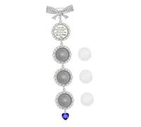 Creative Memorial Jewelry Alloy Photo Frame Brooch Pin for Bride Wedding Bouquet Charm with Rhinestones Accent Wedding Memorial Photo Pendant Jewelry