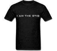 Creative Men's I Am The Stig Men T Shirts Black