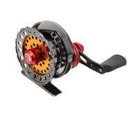 Creative Metal Fishing Reel F60 Portable Tool for Rivers and Lakes | No-gaps Build, Anti-slipping Design, Black Finish, Beginner and Experienced Fisher Use, Strong Performance