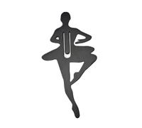 Creative Metal with Black Dancer Design, A | Dancer-Shaped Outline, Page-Marking Structure, Decorative Book Accent for Everyday Reading and Creative Giving