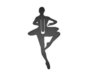 Creative Metal with Black Dancer Design, A | Dancer-Shaped Outline, Page-Marking Structure, Decorative Book Accent for Everyday Reading and Creative Giving