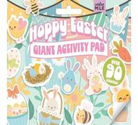 Creative Mile Hoppy Easter Giant Activity Pad Paperback Book Creative Mile Multicolor