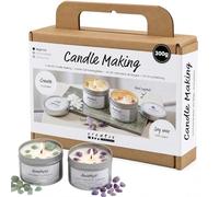 CREATIVE Mini Craft Kit Candle Making, Cream, Off White, Soy Candles, 1 Pack, Mulricolour