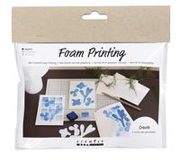 CREATIVE Mini Craft Kit Foam Printing, White, Off White, 1 Pack, Mulricolour