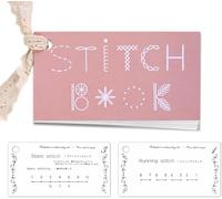 Creative Mini Sewing Book Cards, 2024 Creative Mini Sewing Card Set, Mini Stitch Book Elevate Your Sewing Skills, Sewing Books for Beginners Adult and Embroidery Enthusiasts (1pcs)