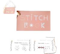 Creative Mini Sewing Book,DIY Creative Mini Sewing Card Set,Elevate Your Sewing Skills,Learn A Variety of Sewing Techniques,for Embroidery and Sewing Enthusiasts (1Set)