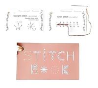 Creative Mini Sewing Book - Enhance Sewing Skills with DIY Set - Comprising Various Mini Sewing Cards - Enabling Mastery of Different Sewing Techniques - for Embroidery and Sewing Enthusiasts (1 Pack)