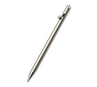 Creative Mini Titanium Pen Durable Multitool for Hiking Traveling School A, True Color, 8.4cm