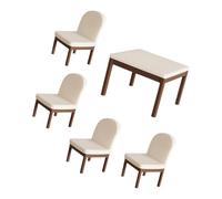 Creative Miniature Table and Chairs Set for Dollhouses Enthusiasts and Model Builders Creative Play Set