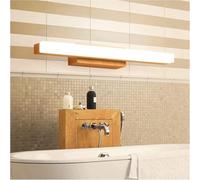Creative Mirror Light Mirror Front Light Solid Wood Acrylic Bedroom Dressing Table Makeup Bathroom Vanity Lamp Mirror Lamp Bedside Decor Wall Lamp White Light Chandeliers Mo(61