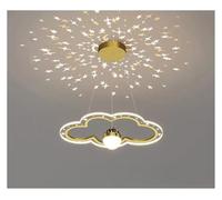 Creative Modern LED Pendant Lights Decorative Cloud Flower Shade Chandelier Study Room Bedroom Starry Sky Decor Lighting Fixture