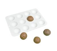 Creative Molecular Gastronomy Silicone Molds with Realistic Cavities for Cake Decoration and Dessert Presentation Realistic Nut Shape Designs