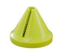 Creative Multifunction Cone Shape Vegetable Cutter Spiral Wire Slicer Vegetable Grater Kitchen Supplies Green 1PCSFashion Processed