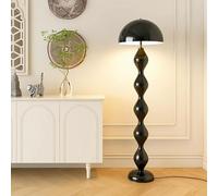 Creative Mushroom Floor Lamp,Unique Floor Lamp with Iron Shade and Foot Switch,3 Colors Dimmable Tall Standing Lamp,Modern Stylish Floor Standing Lamp,for Bedroom Living Room,Office Reading Light