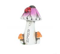Creative Mushroom Yard Art with Butterfly Detail(Mushroom-a)