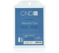 Creative Nail Tips Velocity False Nails, White, 100 Count