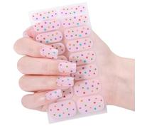 Creative Nails Wrap Without Lamp Requires Bright Colours Safer Nails Stickers Manicure for Office Workers and Beauty Lovers Easy Nail Art for Busy Women
