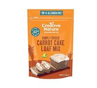 Creative Nature Gluten Free Cake Mix | Carrot Cake | Vegan & Free From Baking Mix | Gluten Free, Nut Free, Dairy Free & 100% Allergen Free | 268g
