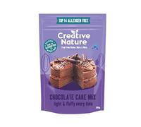 Creative Nature Gluten Free Cake Mix | Chocolate Cake | Vegan & Free From Baking Mix | Gluten Free, Nut Free, Dairy Free & 100% Allergen Free | 300g