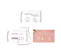 Creative -ni Sewing Book, Embroidery Book Elevate Your Sewing Skills | Sewing Stitches Card Book Kit for Beginners, Hand Sewing Book for Learn Sewing Techniques
