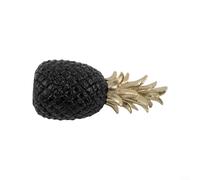 Creative Nordic Style Resin Pineapple Ornament for Living Room, Offers a Rustic Pastoral Charm for Indoor and Outdoor Use (Black)