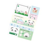 Creative Note Paper 50 Sheets Cartoon Note Paper Scrapbooking Decoration for Student Writing Noting Journaling Portable Notepads