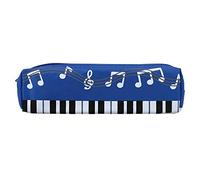 Creative Novelty Student Pencil Case, Square Single Layer Oxford Cloth Pen Bag, Music Box Square School Stationery Oxford Cloth Case(Blue)