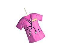 Creative Nurse Uniform Acrylic Car Charm Pendant Fashion Hanging Decoration Unique Vehicle Home Decor Acrylic Key Chain, フリーサイズ