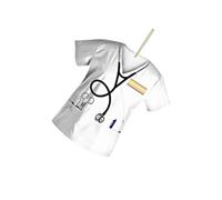 Creative Nurse Uniform Acrylic Car Charm Pendant Fashion Hanging Decoration Unique Vehicle Home Decor Acrylic Key Chain, フリーサイズ