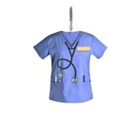Creative Nurse Uniform Acrylic Car Charm Pendant Fashion Hanging Decoration Unique Vehicle Home Decor Acrylic Key Chain, フリーサイズ