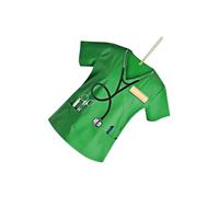 Creative Nurse Uniform Acrylic Car Charm Pendant Fashion Hanging Decoration Unique Vehicle Home Decor Acrylic Key Chain, フリーサイズ