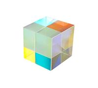 Creative Optical Glass Cube Prism for Home Decor Educational Light Refraction Tool DIY Ornament Enhances Curiosity Imagination